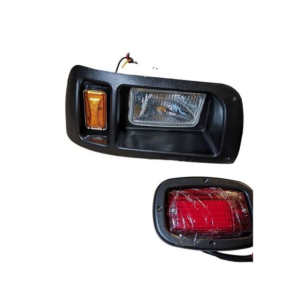 Headlight and tail light replacement kit for 93 and up golf club cart - Picture 8 of 9